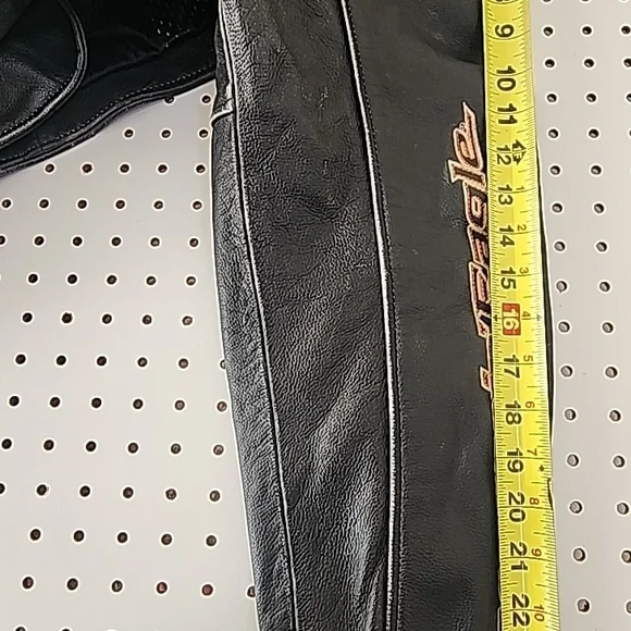 Harley Davidson Screamin Eagle Leather Jacket Mens XL Distressed Look Vented